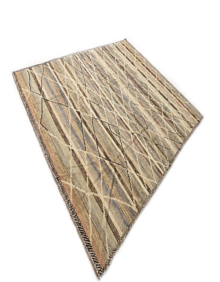 Detail image of 7' 10 x 10' 1  Hand Knotted Moroccan Wool Rug