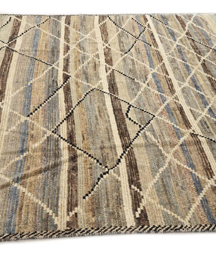 Detail image of 7' 10 x 10' 1  Hand Knotted Moroccan Wool Rug