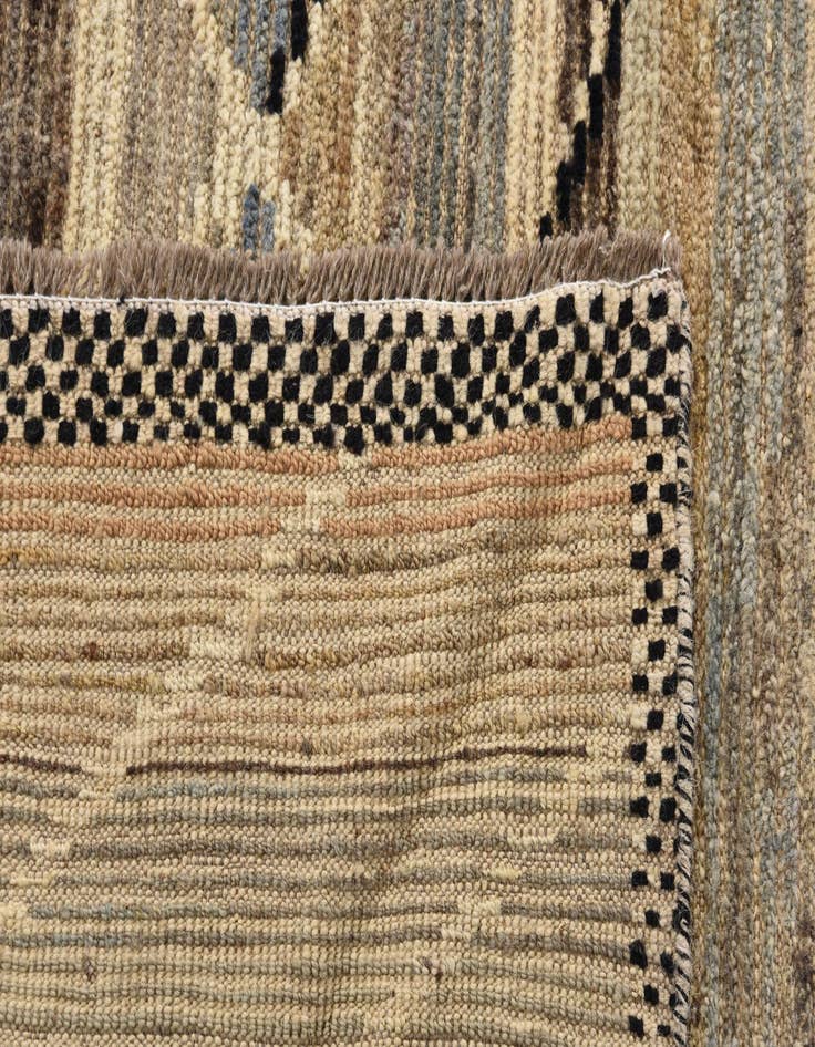 Detail image of 7' 10 x 10' 1  Hand Knotted Moroccan Wool Rug