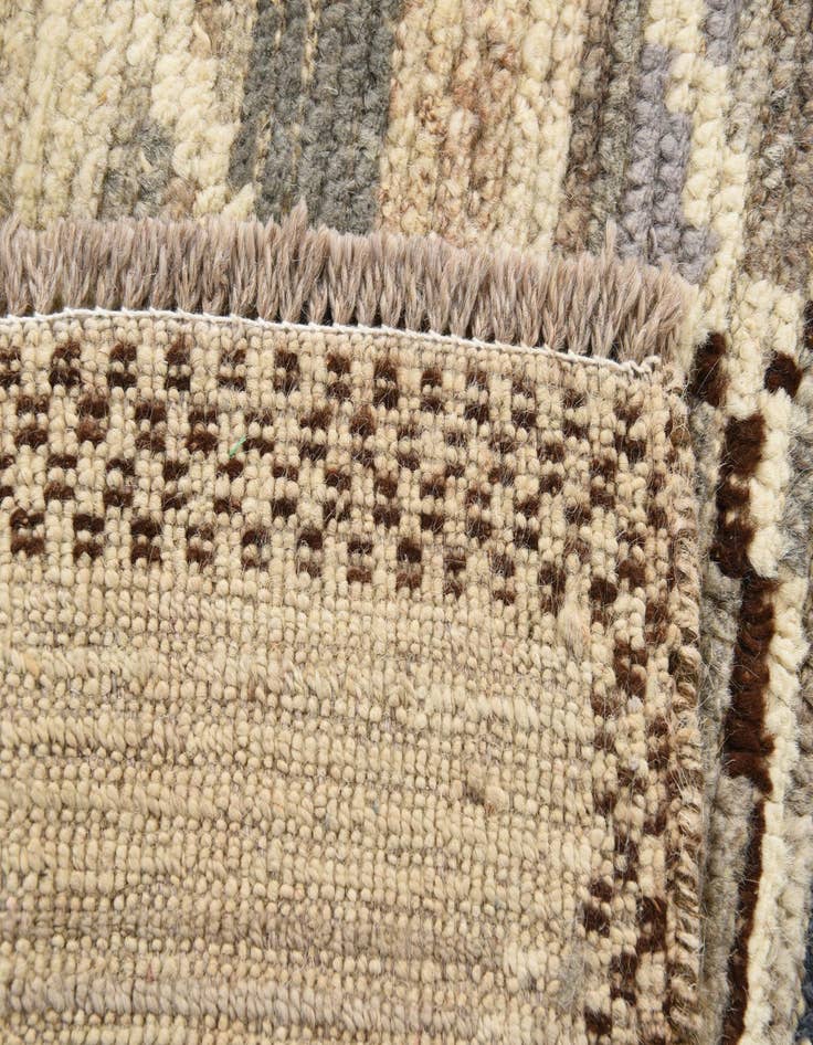 Detail image of 5' 10 x 9' 2  Hand Knotted Moroccan Wool Rug