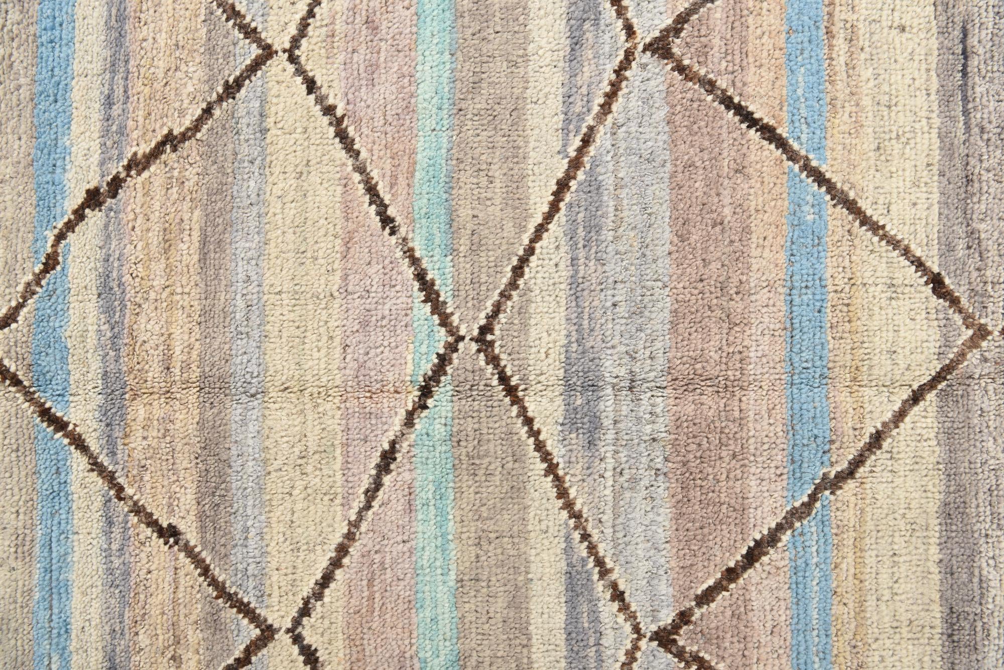 9' 2 x 11' 9 Hand Knotted Moroccan Wool Rug
