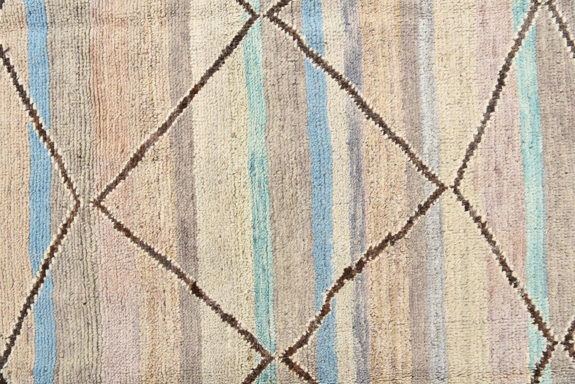 9' 2 x 11' 9 Hand Knotted Moroccan Wool Rug