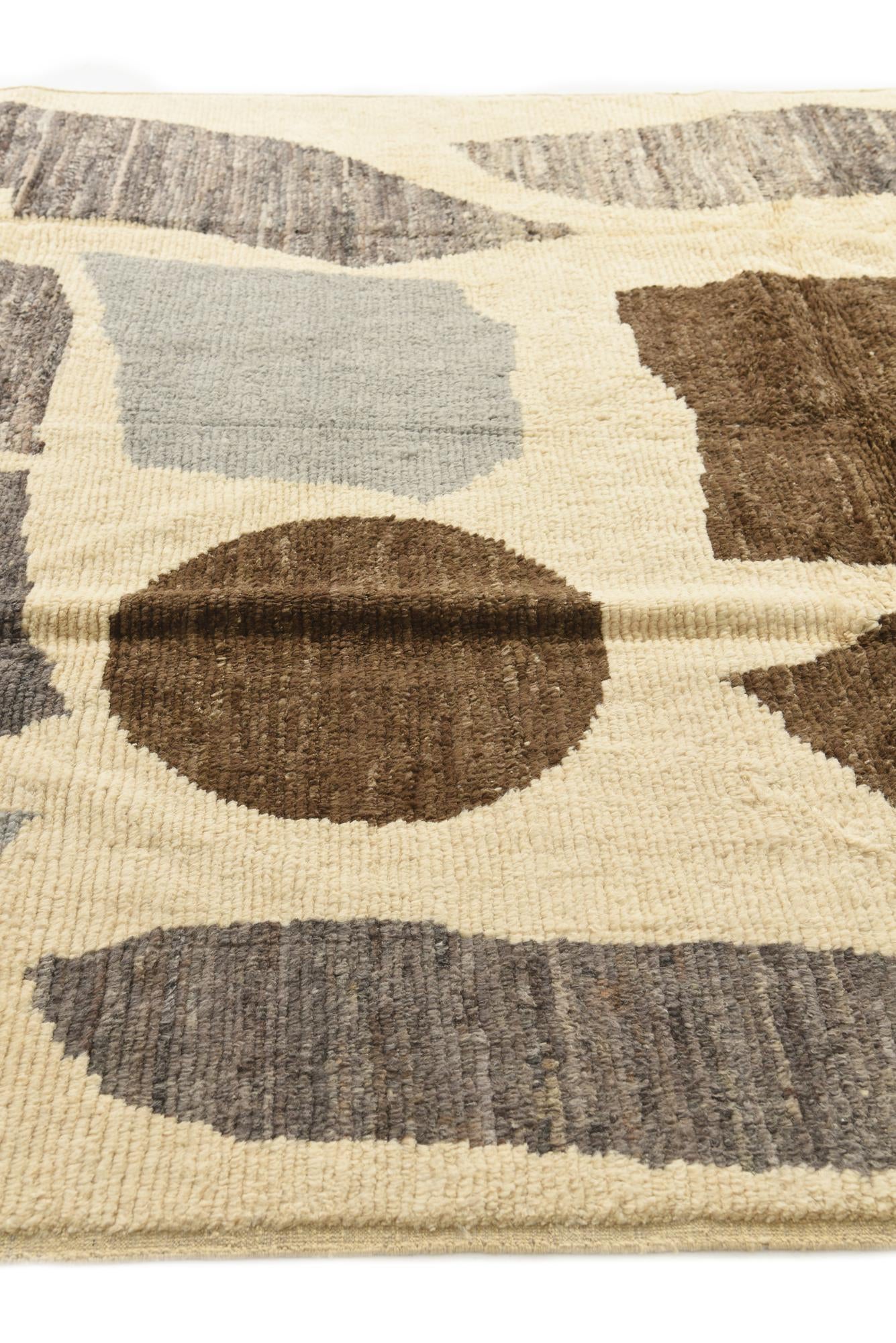 8' 4 x 10' 3 Hand Knotted Moroccan Wool Rug
