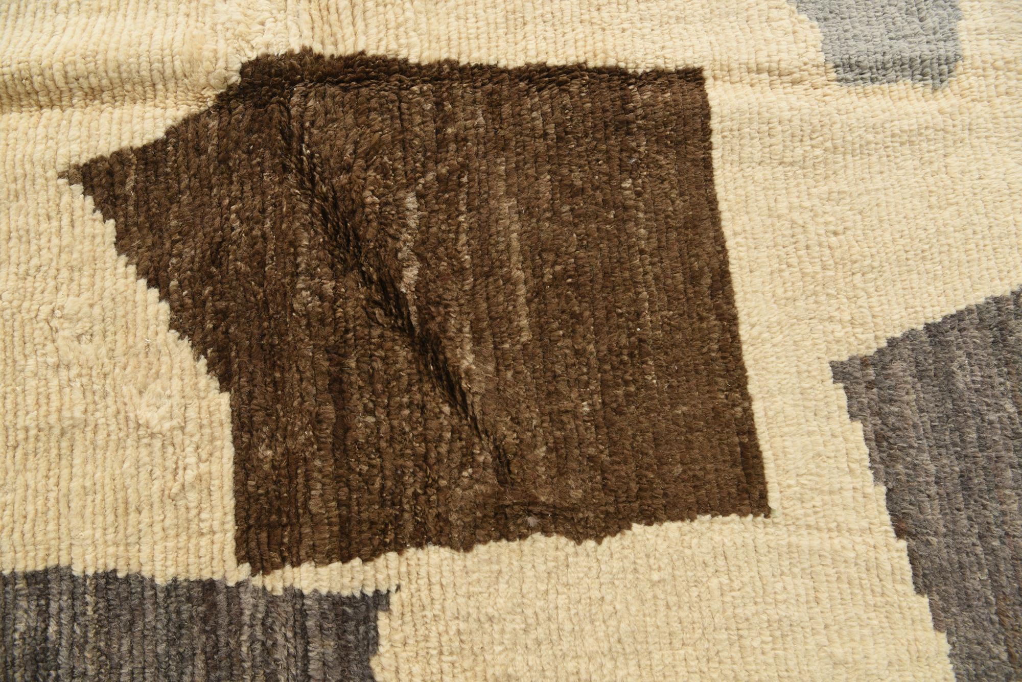 8' 4 x 10' 3 Hand Knotted Moroccan Wool Rug