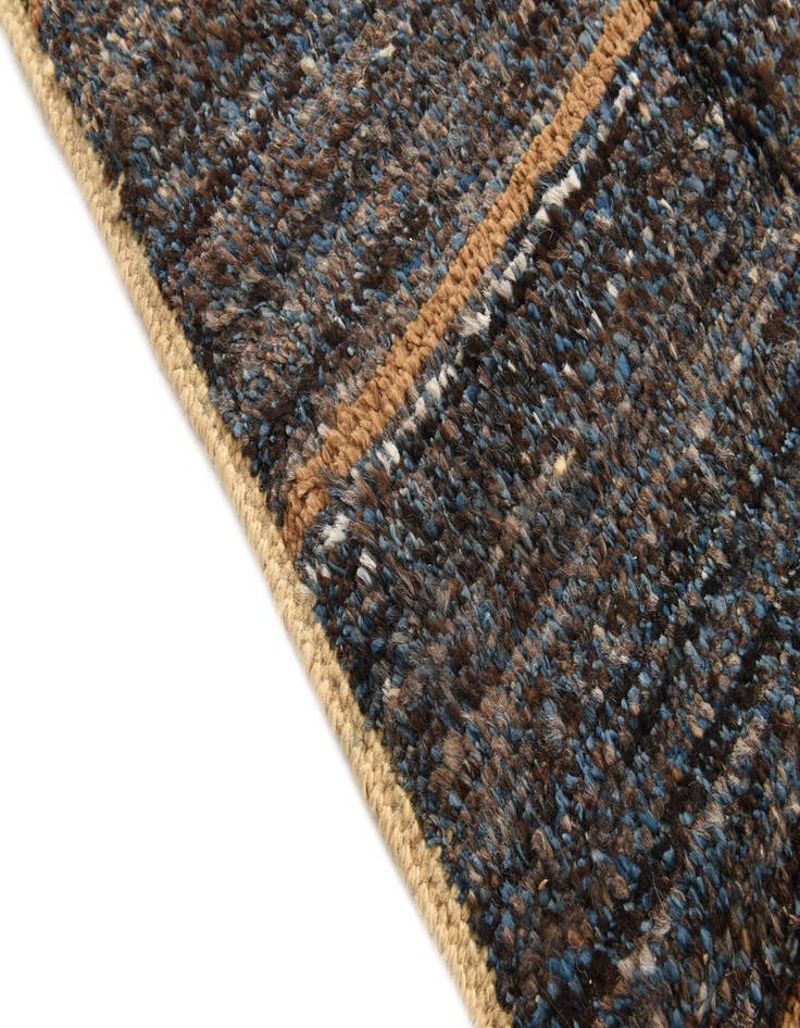 Detail image of 6' 4 x 9' 8  Hand Knotted Moroccan Wool Rug