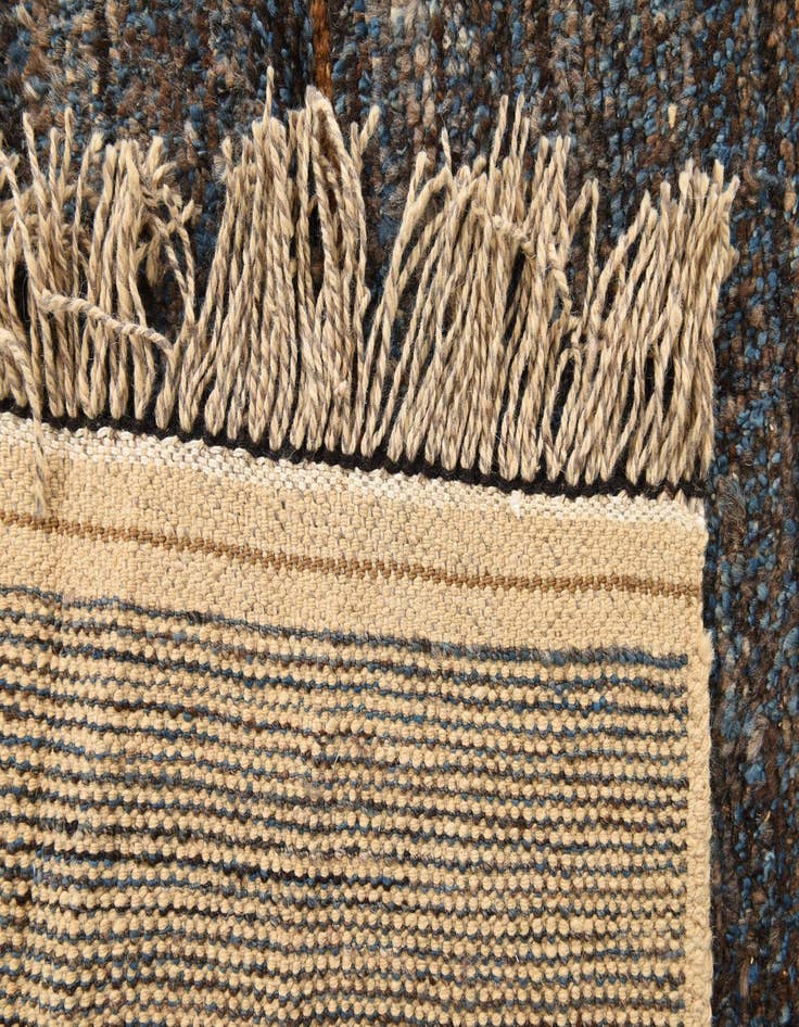 Detail image of 6' 4 x 9' 8  Hand Knotted Moroccan Wool Rug