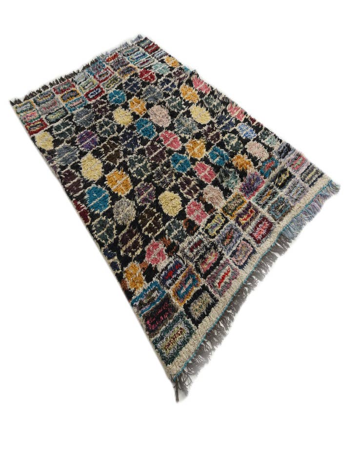 Detail image of 5' 5 x 7' 10  Hand Knotted Moroccan Wool Rug