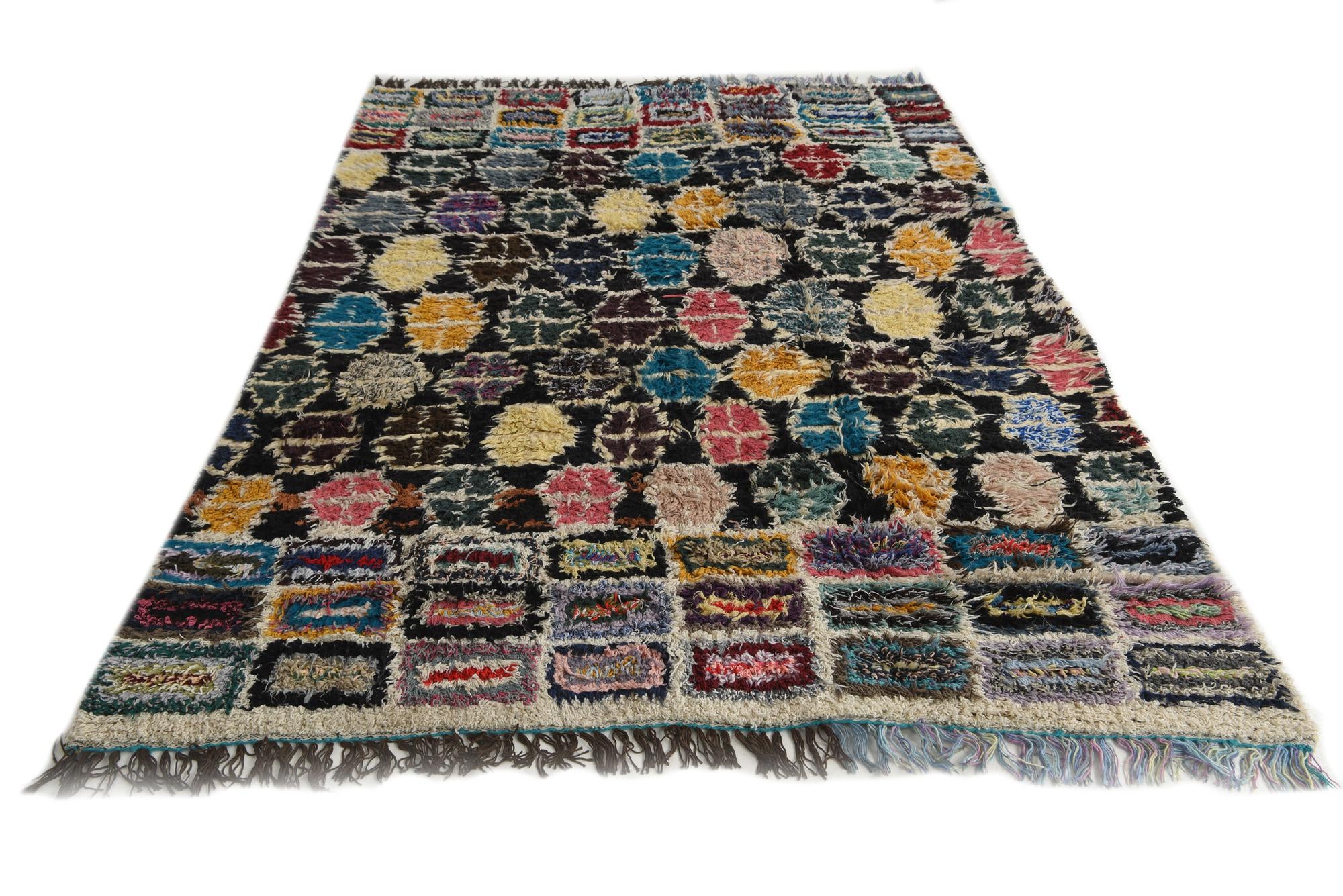 5' 5 x 7' 10 Hand Knotted Moroccan Wool Rug