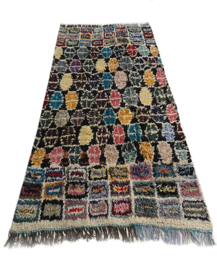 Detail image of 5' 5 x 7' 10  Hand Knotted Moroccan Wool Rug