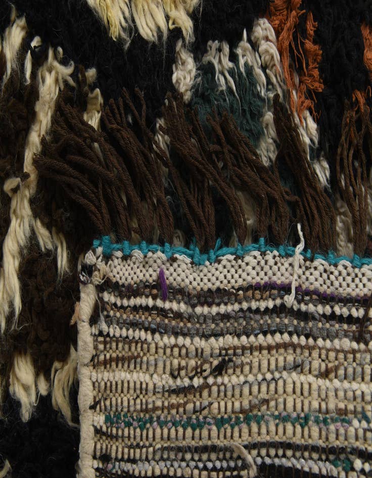 Detail image of 5' 5 x 7' 10  Hand Knotted Moroccan Wool Rug