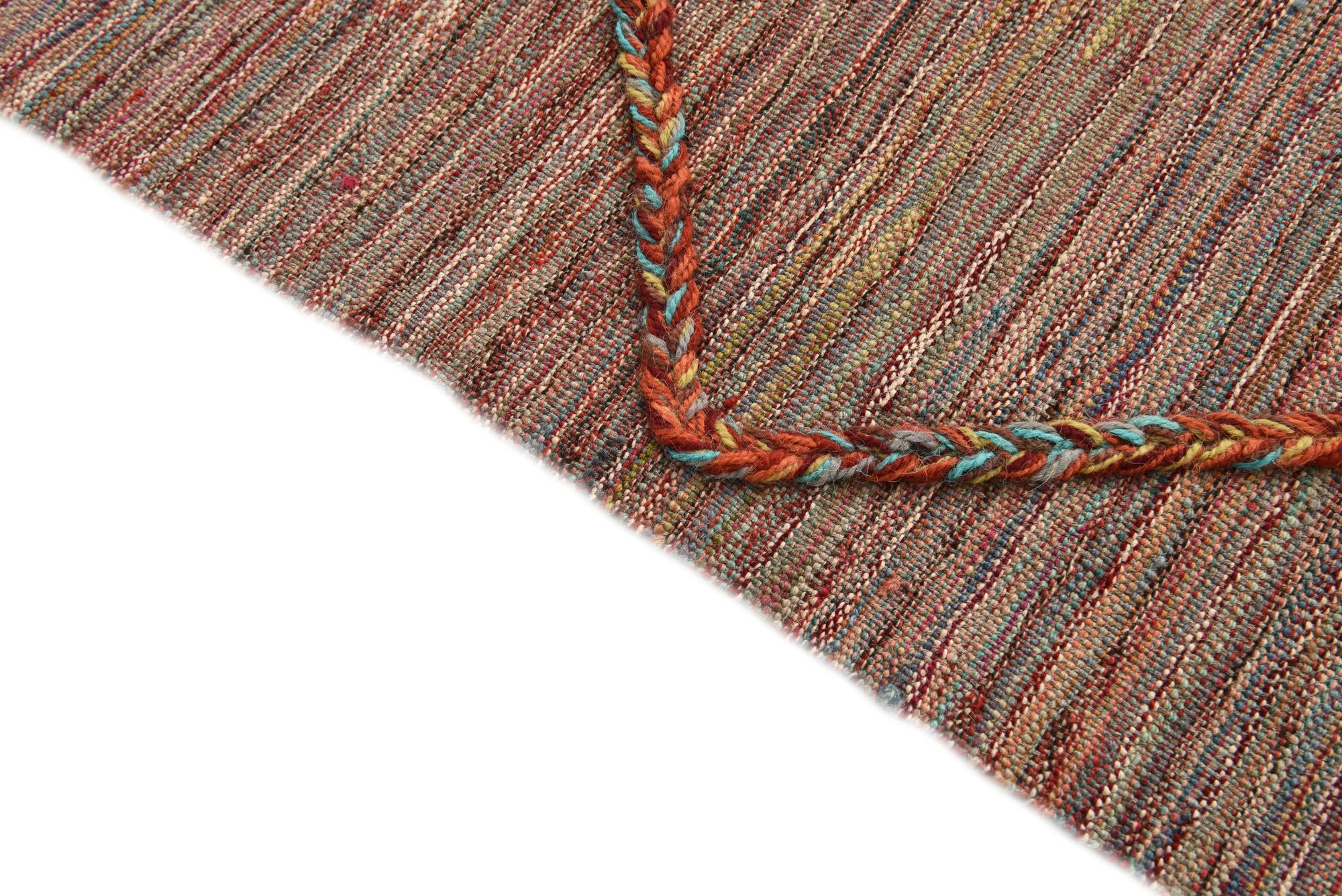 5' 6 x 8' Hand Knotted Moroccan Wool Rug