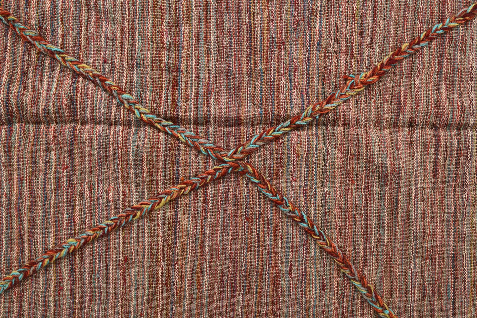 5' 6 x 8' Hand Knotted Moroccan Wool Rug
