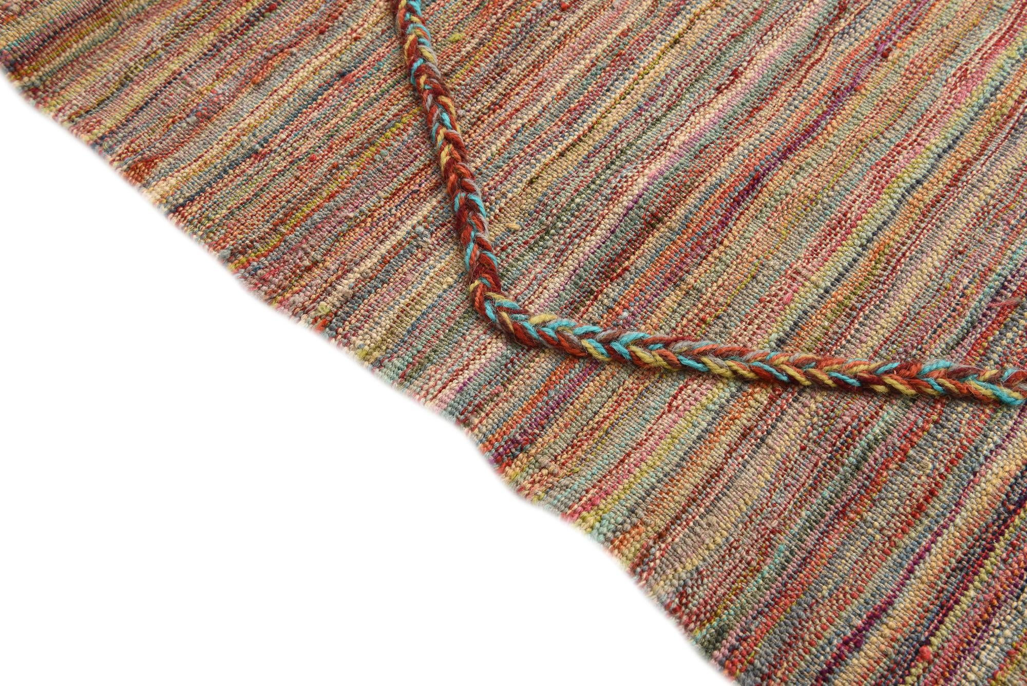 5' 9 x 7' 6 Hand Knotted Moroccan Wool Rug