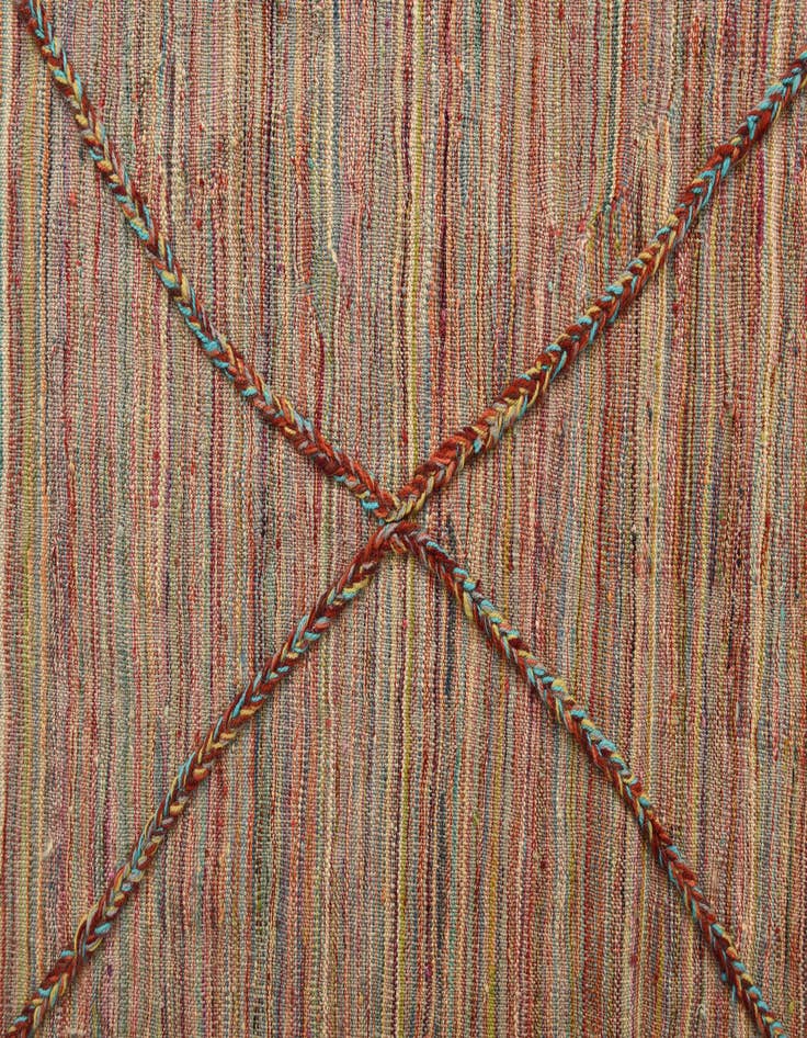 Detail image of 5' 9 x 7' 6  Hand Knotted Moroccan Wool Rug