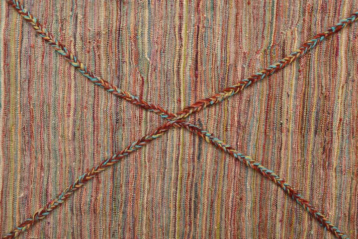 5' 9 x 7' 6 Hand Knotted Moroccan Wool Rug