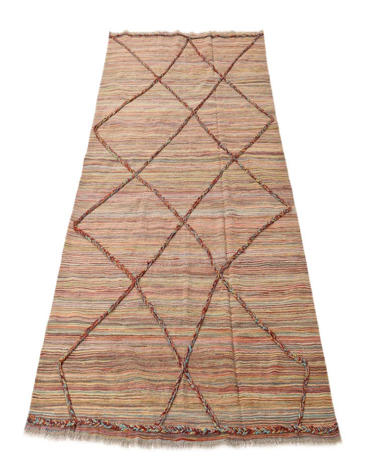 Detail image of 5' 5 x 7' 8  Hand Knotted Moroccan Wool Rug