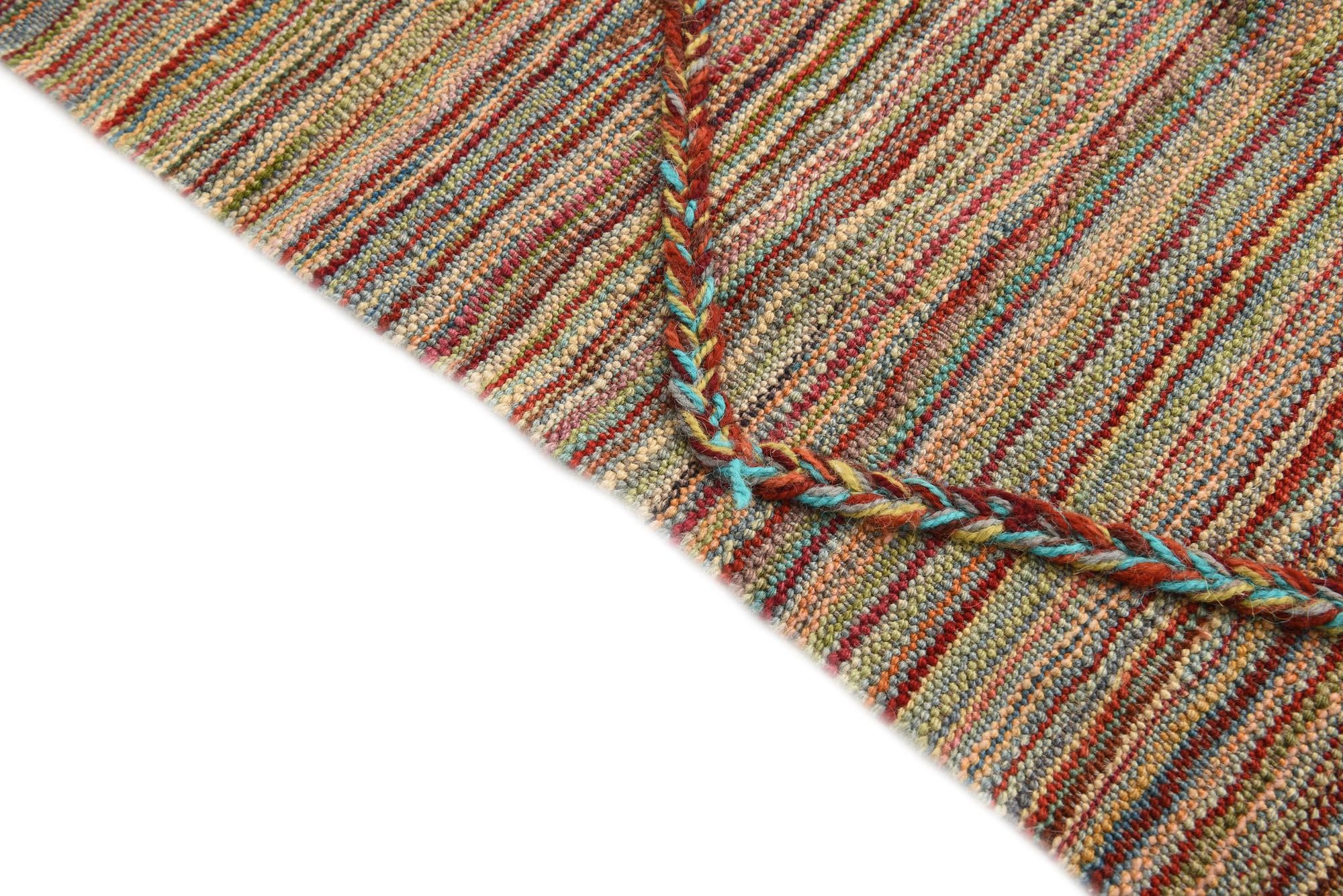5' 4 x 7' 7 Hand Knotted Moroccan Wool Rug