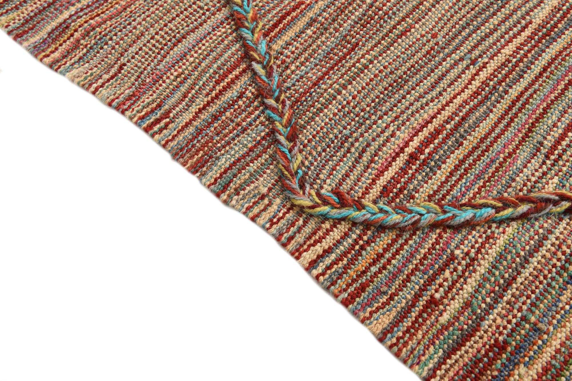 4' 8 x 6' 6 Hand Knotted Moroccan Wool Rug