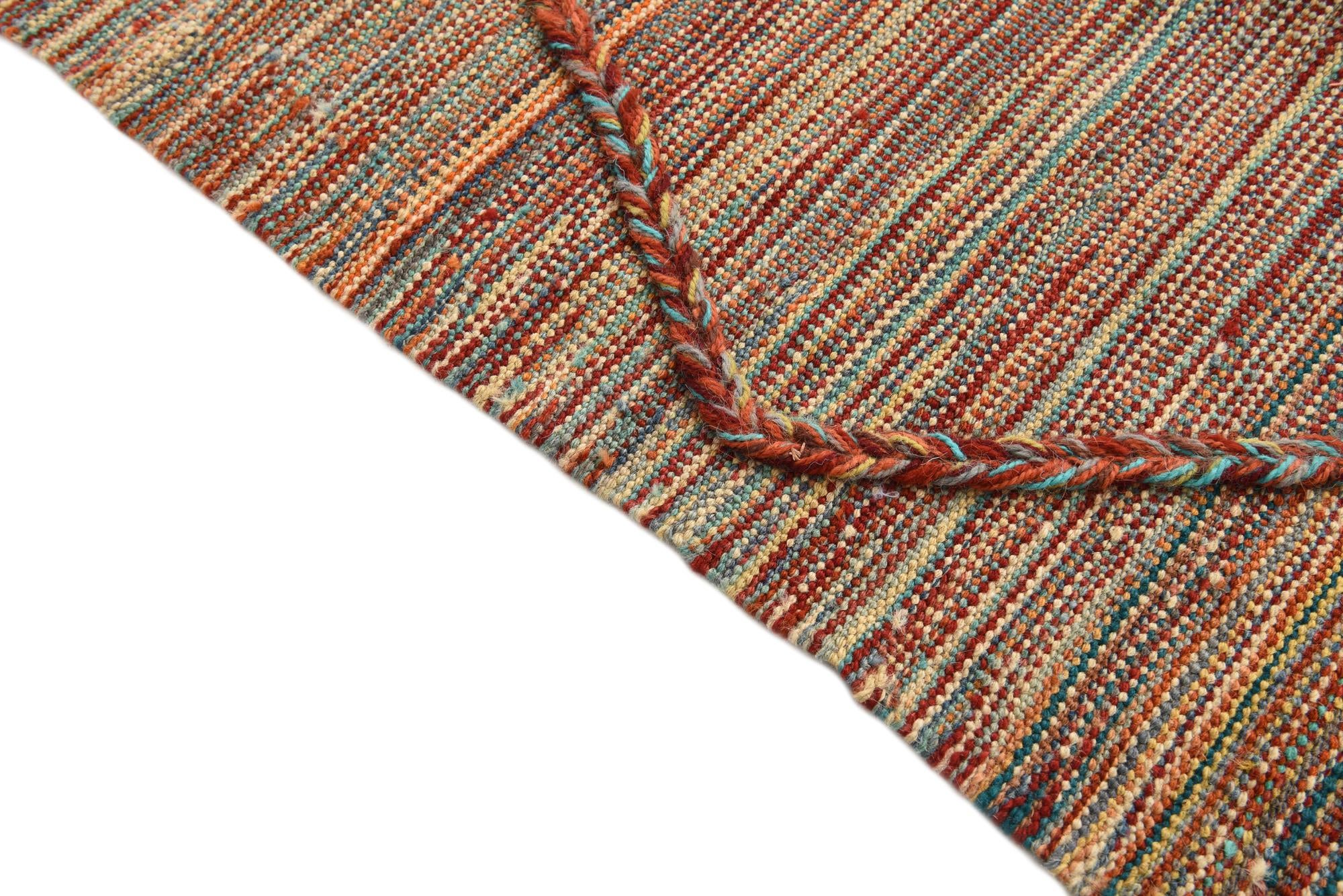 4' 11 x 6' 5 Hand Knotted Moroccan Wool Rug