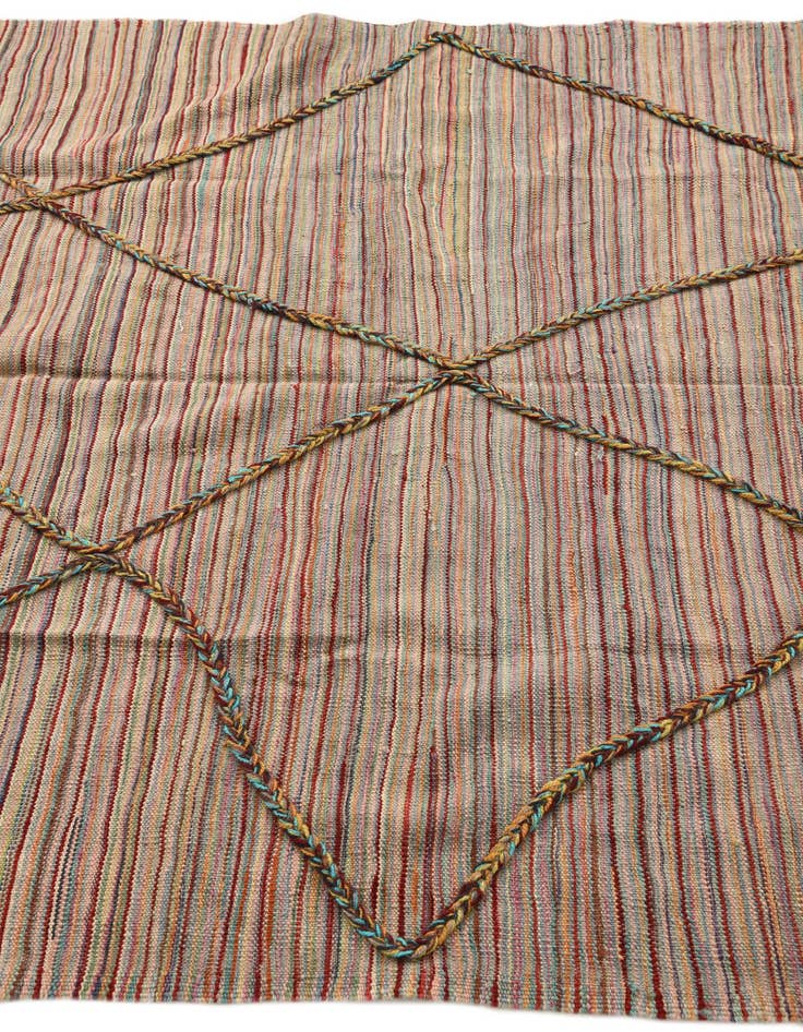 Detail image of 4' 9 x 6' 3  Hand Knotted Moroccan Wool Rug