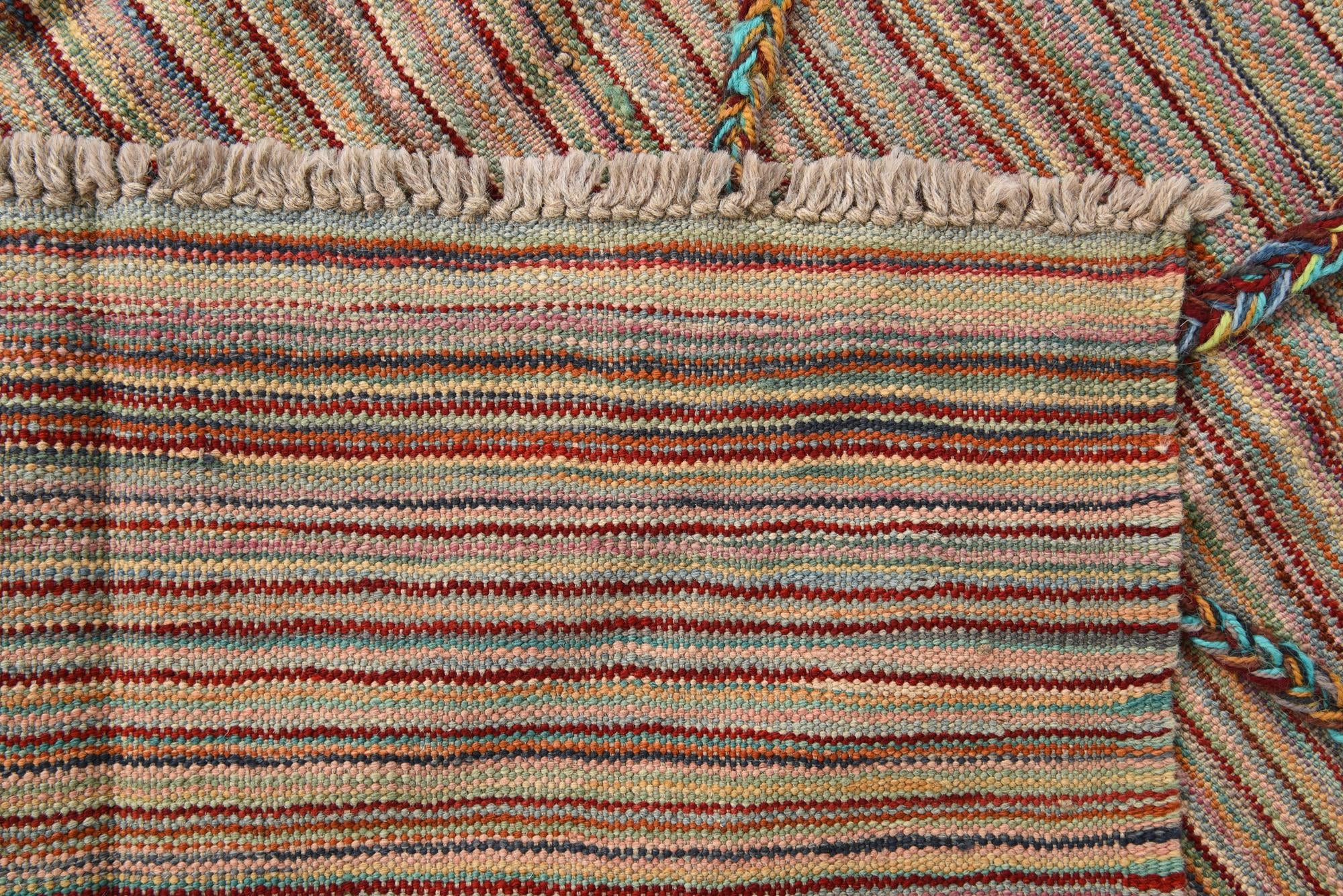 4' 9 x 6' 3 Hand Knotted Moroccan Wool Rug
