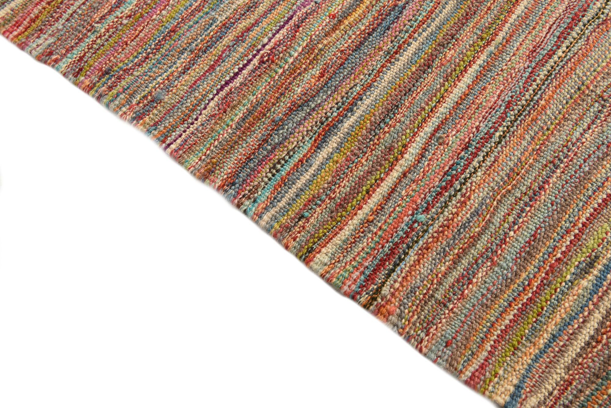 5' 7 x 7' 5 Hand Knotted Moroccan Wool Rug