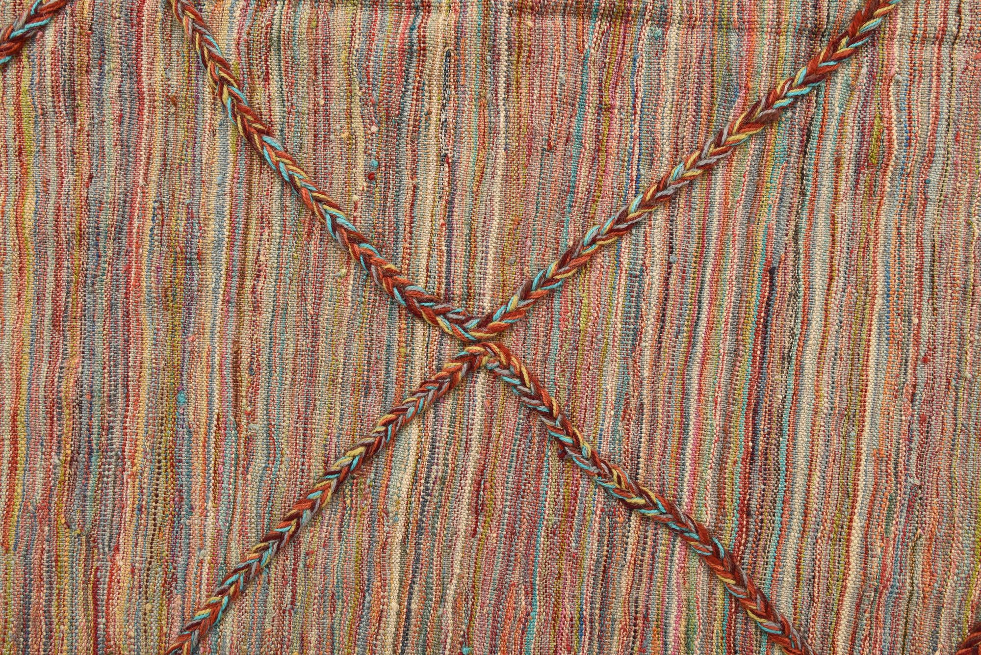 5' 7 x 7' 5 Hand Knotted Moroccan Wool Rug
