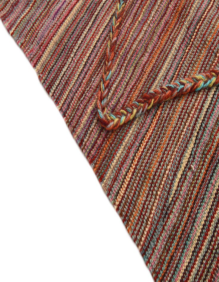 Detail image of 5' 10 x 8'  Hand Knotted Moroccan Wool Rug