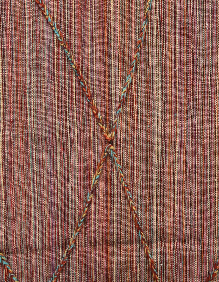 Detail image of 5' 10 x 8'  Hand Knotted Moroccan Wool Rug