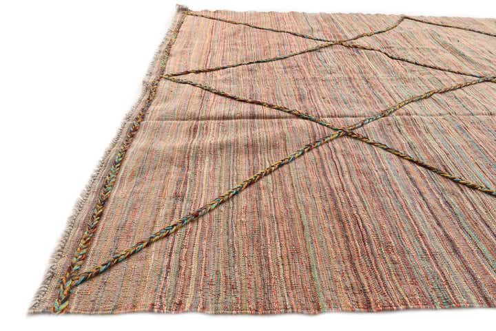 5' 9 x 7' 11 Hand Knotted Moroccan Wool Rug