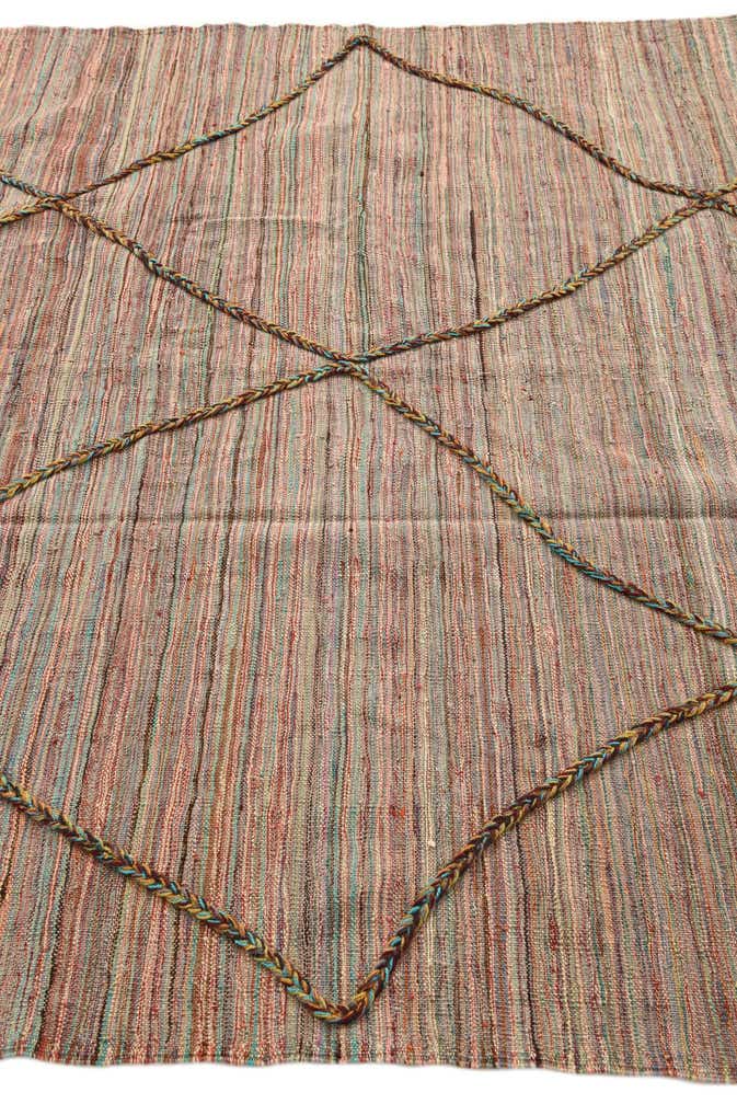5' 9 x 7' 11 Hand Knotted Moroccan Wool Rug