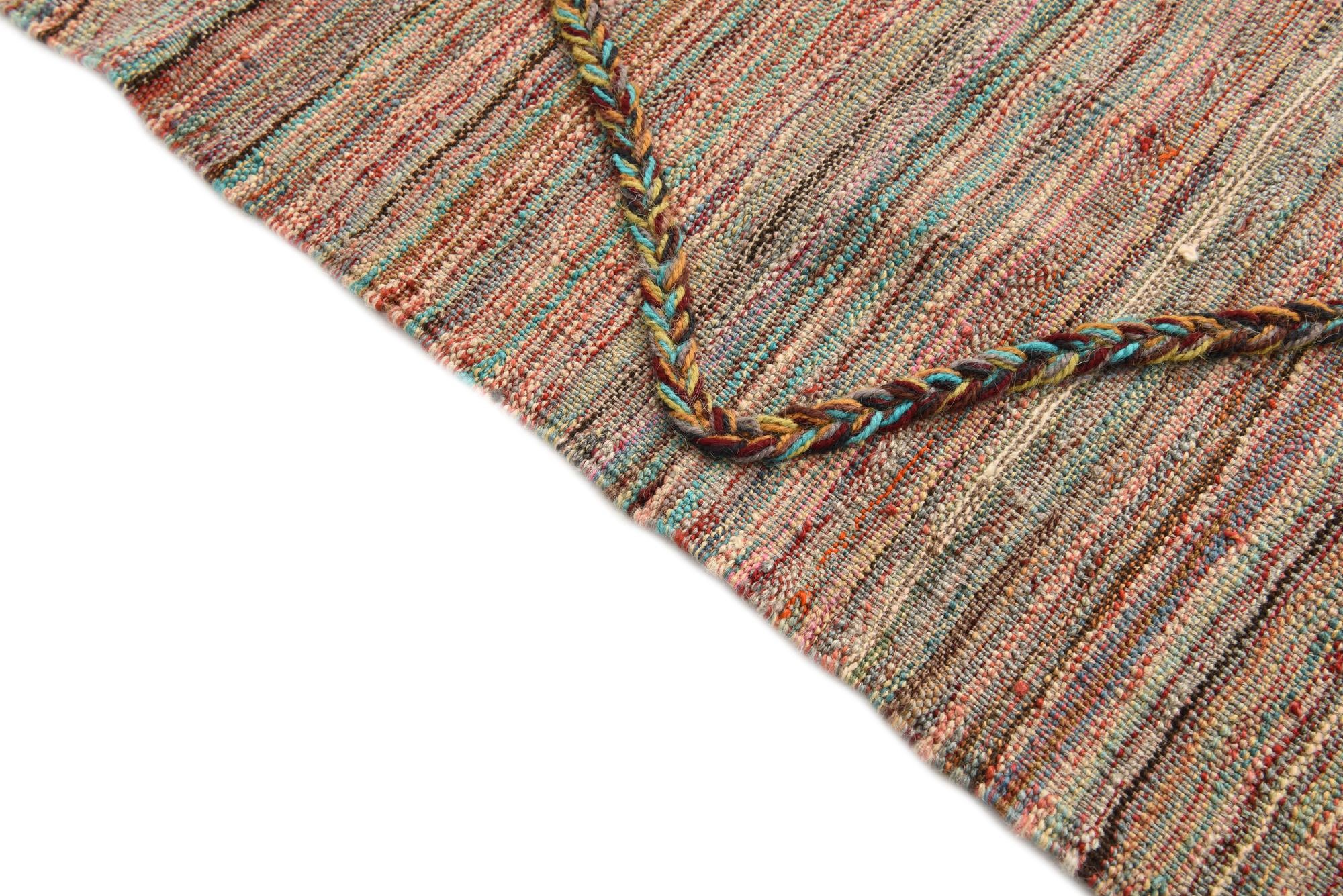 5' 9 x 7' 11 Hand Knotted Moroccan Wool Rug