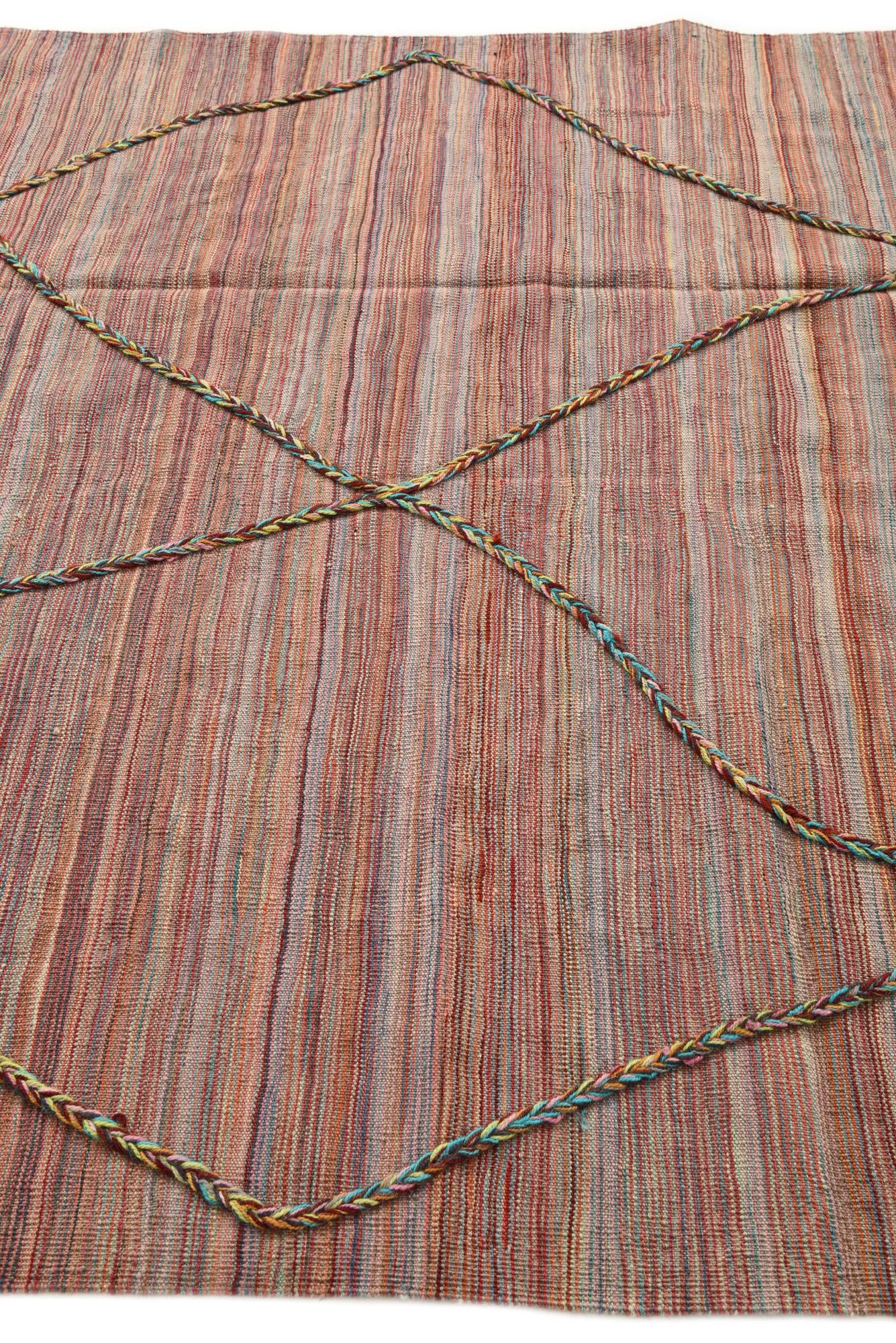 5' 5 x 8' 1 Hand Knotted Moroccan Wool Rug