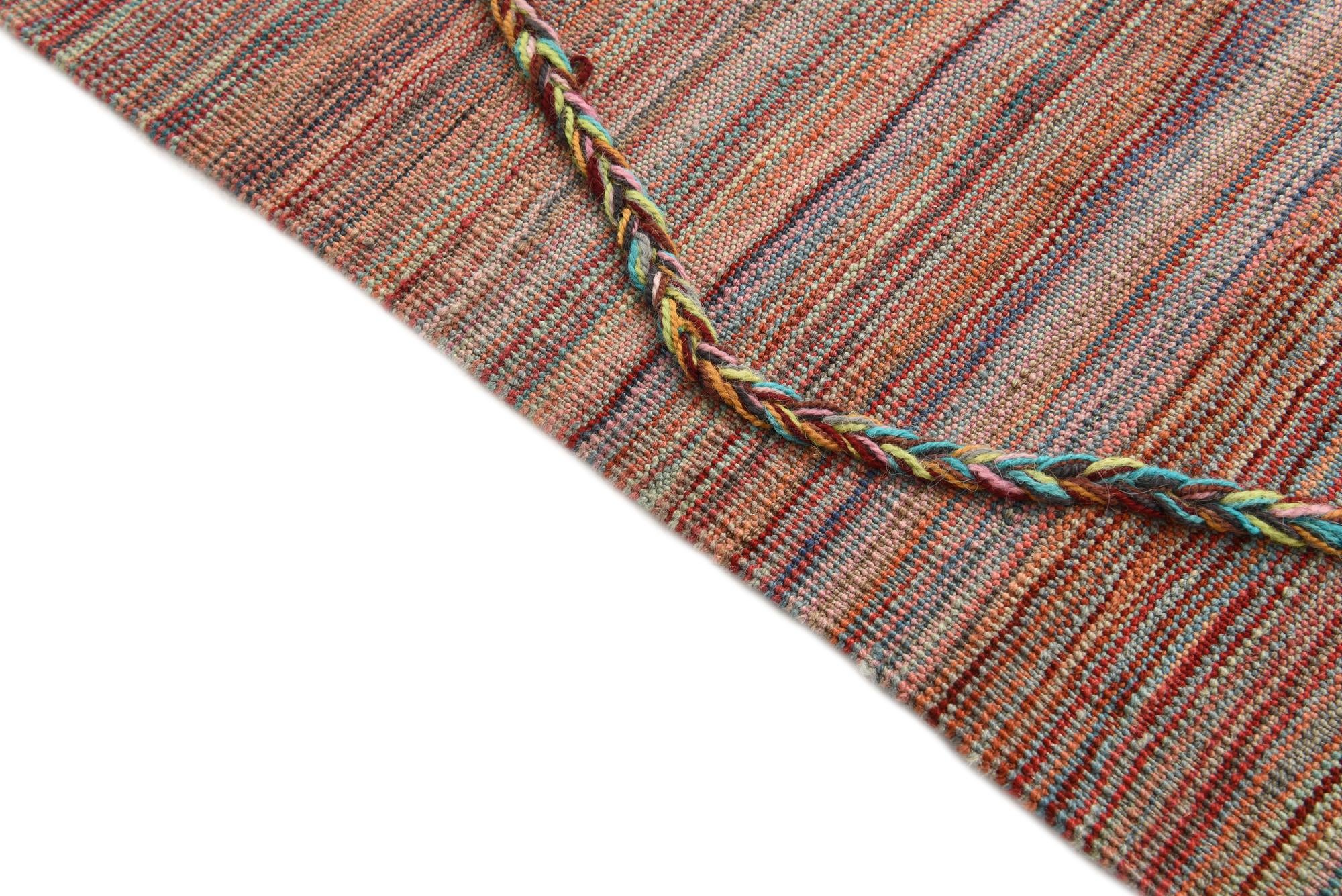 5' 5 x 8' 1 Hand Knotted Moroccan Wool Rug