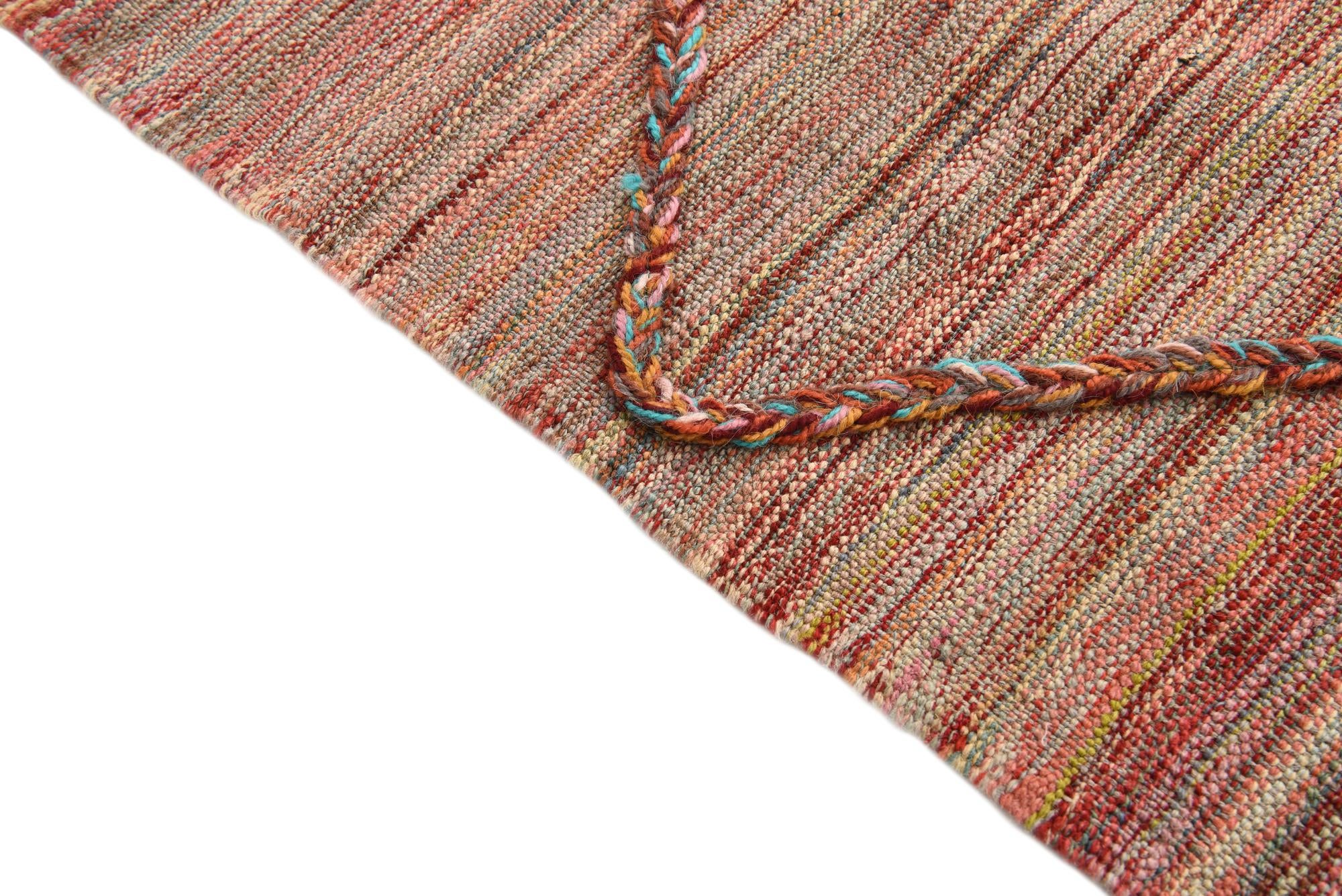 4' 10 x 6' 2 Hand Knotted Moroccan Wool Rug