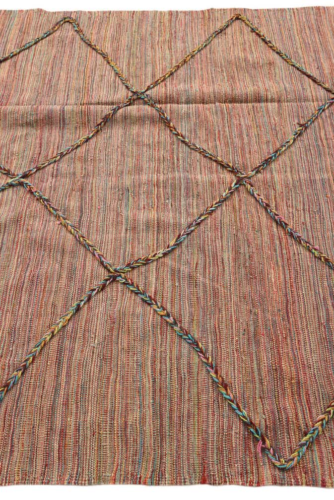 165cm x 240cm Handgeknüpft Marokkanisch Wolle Teppich