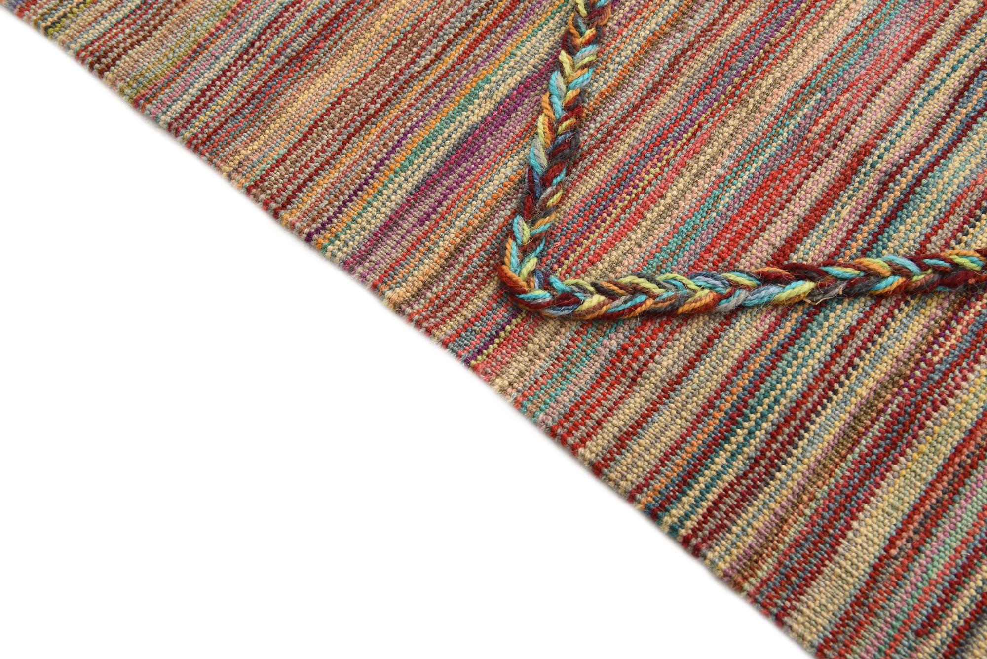 5' 3 x 7' 9 Hand Knotted Moroccan Wool Rug