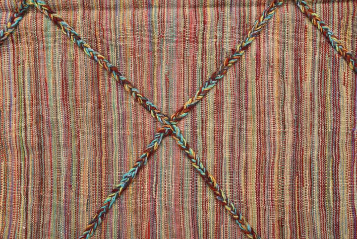 5' 3 x 7' 9 Hand Knotted Moroccan Wool Rug