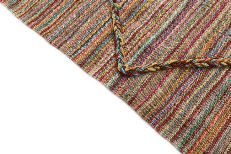 Detail image of 5' 9 x 8' 1 Hand Knotted Moroccan Wool Rug