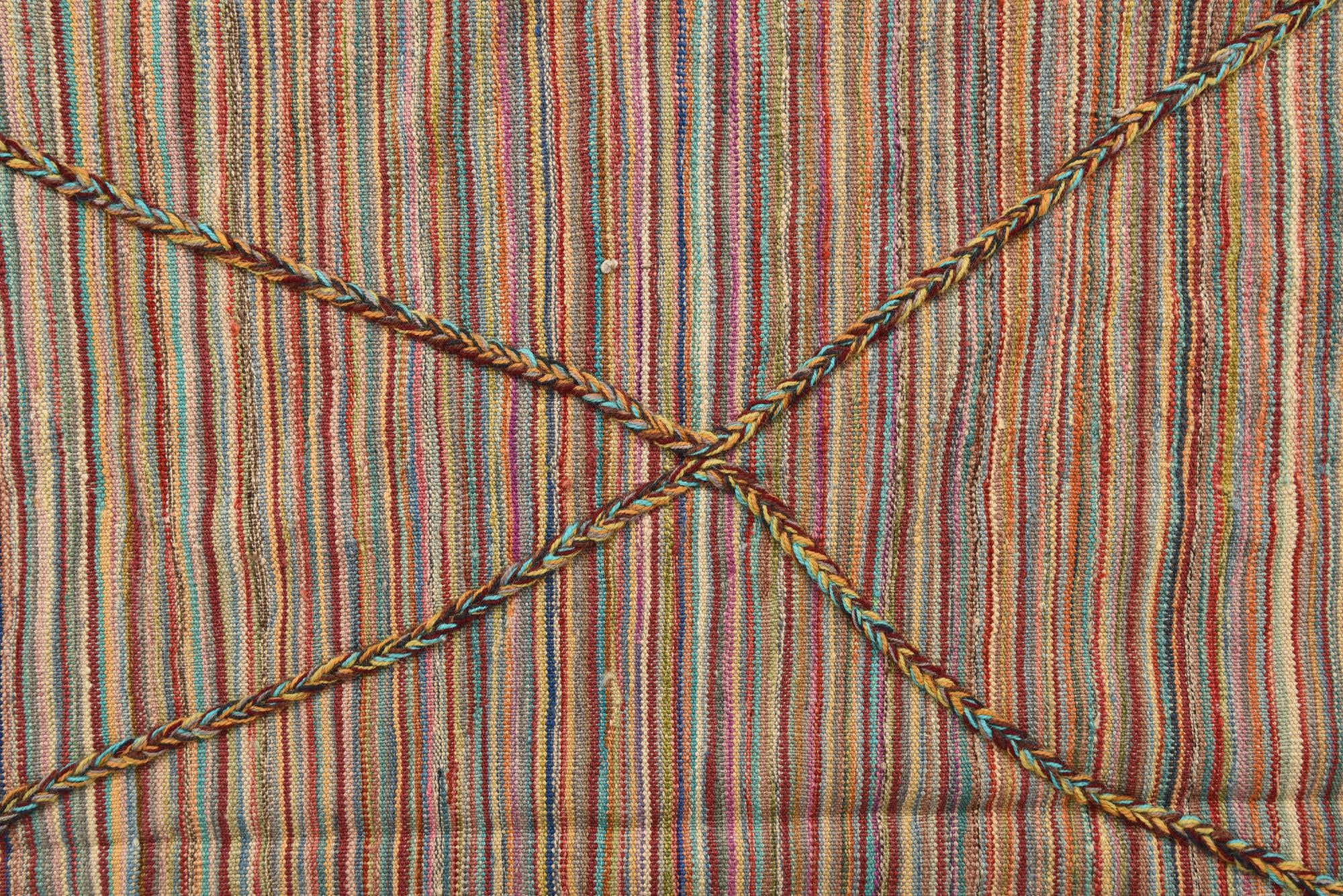 5' 9 x 8' 1 Hand Knotted Moroccan Wool Rug