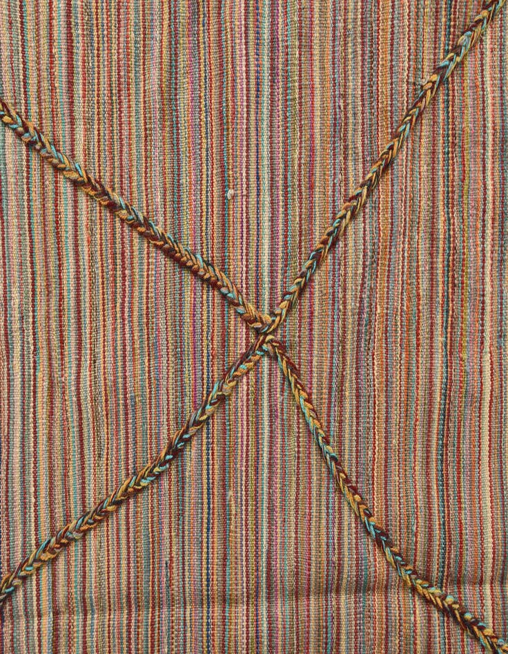 Detail image of 5' 9 x 8' 1  Hand Knotted Moroccan Wool Rug