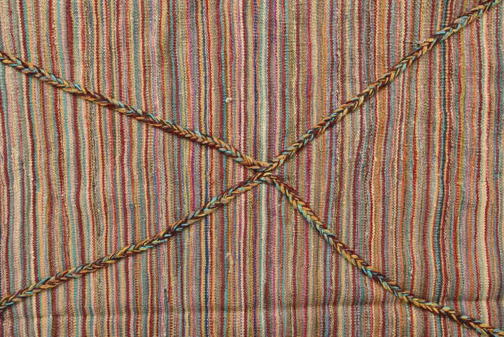 5' 9 x 8' 1 Hand Knotted Moroccan Wool Rug