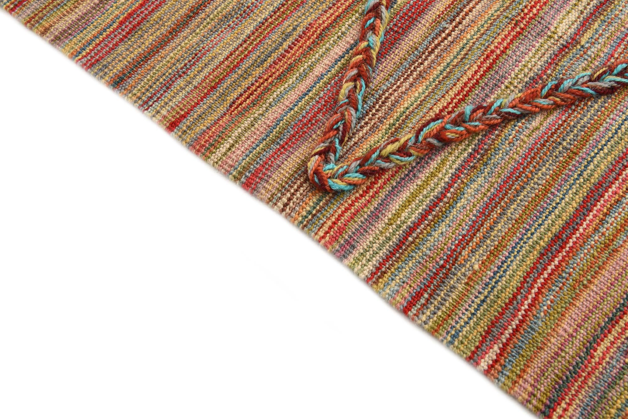 5' 7 x 8' Hand Knotted Moroccan Wool Rug
