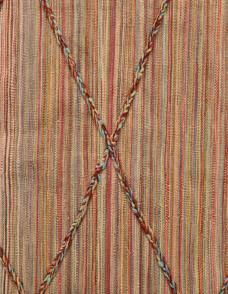 Detail image of 5' 7 x 8'  Hand Knotted Moroccan Wool Rug