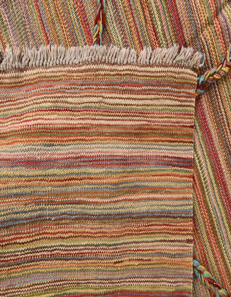 Detail image of 5' 7 x 8'  Hand Knotted Moroccan Wool Rug