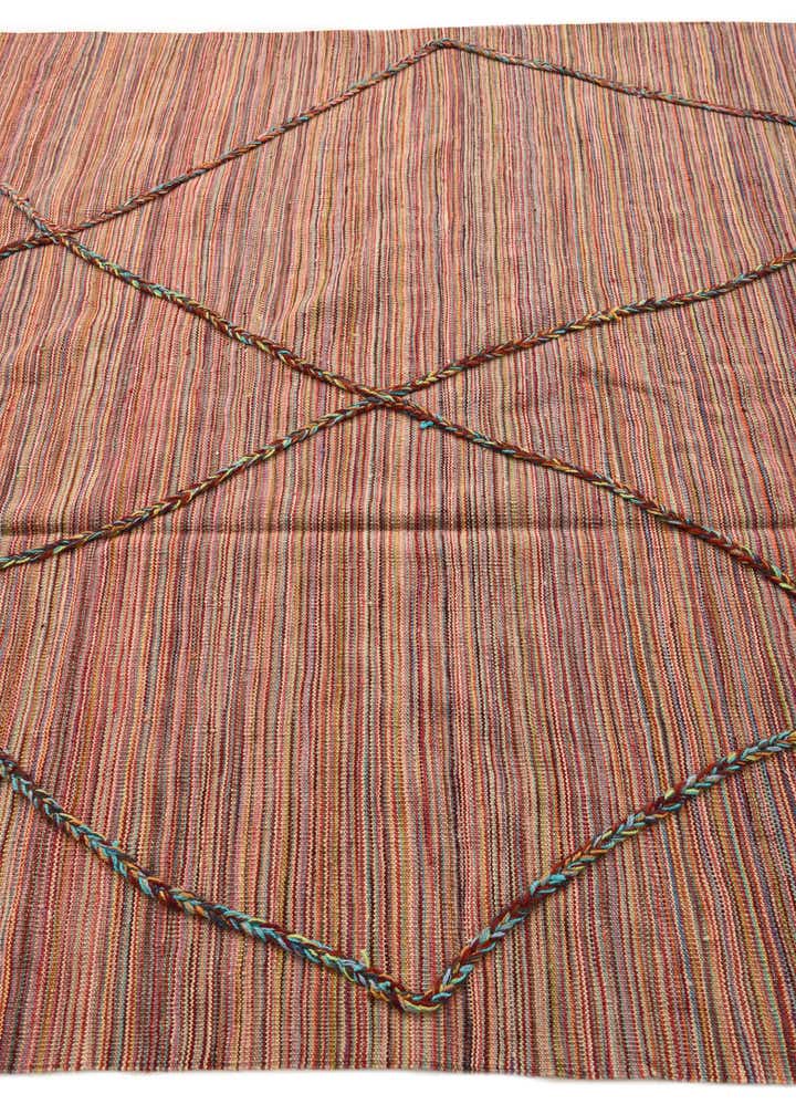 5' 9 x 8' Hand Knotted Moroccan Wool Rug