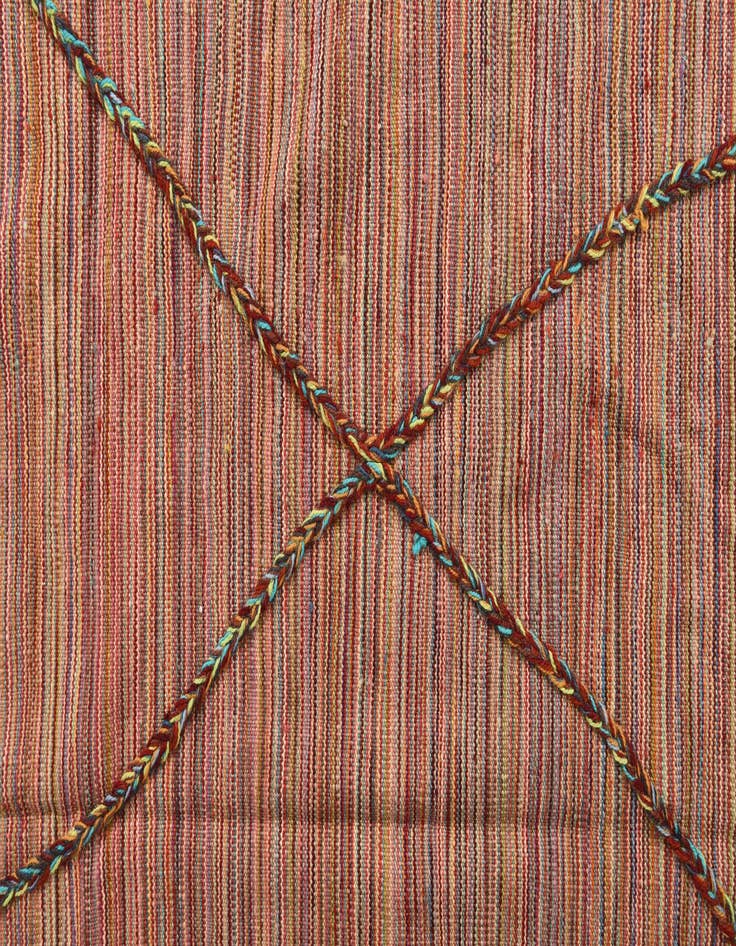 Detail image of 5' 9 x 8'  Hand Knotted Moroccan Wool Rug