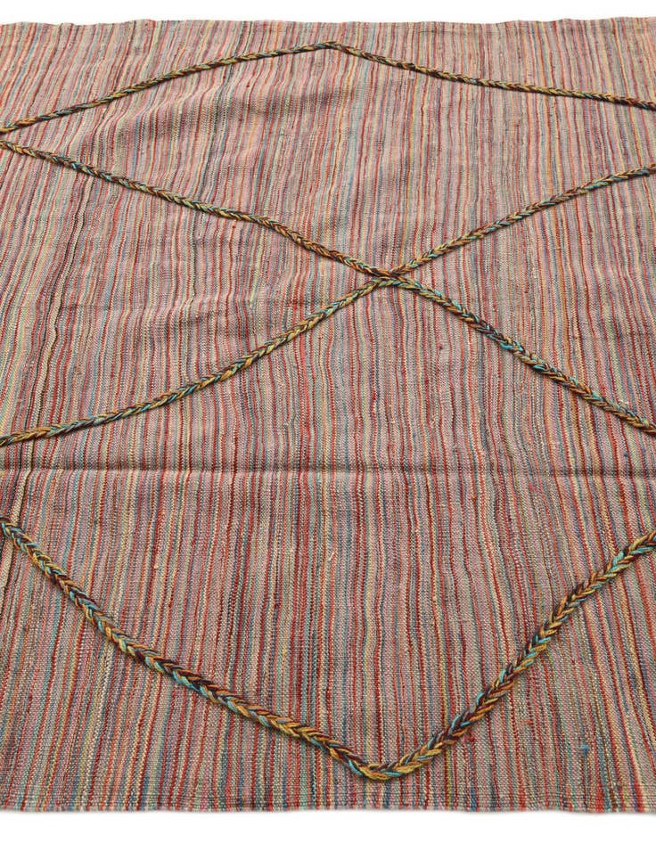 Detail image of 5' 3 x 7' 10  Hand Knotted Moroccan Wool Rug