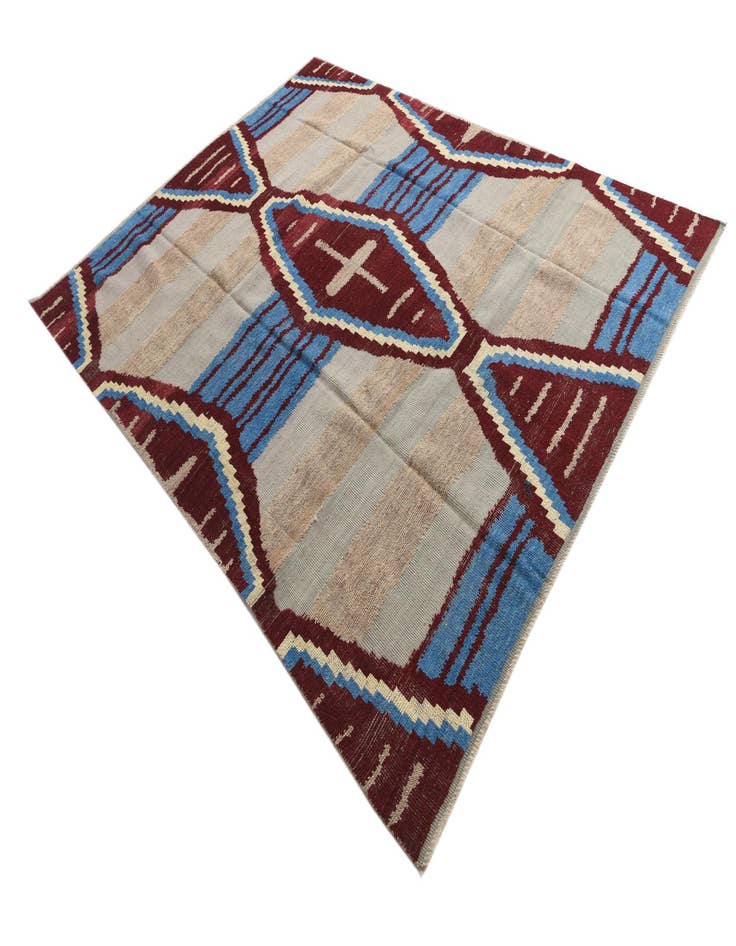 Detail image of 8' x 10' 2  Hand Knotted Moroccan Wool Rug