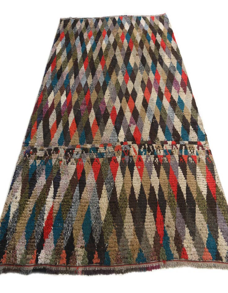 Detail image of 7' 8 x 9' 9 Hand Knotted Moroccan Wool Rug